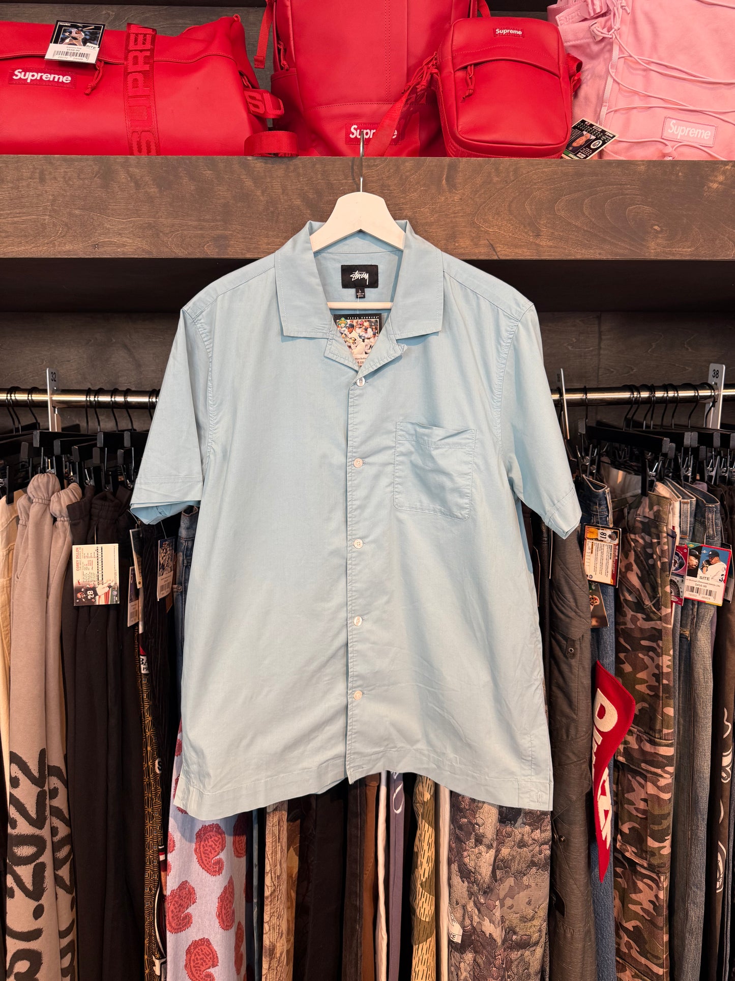 Stussy Hellshire Button Up (L)