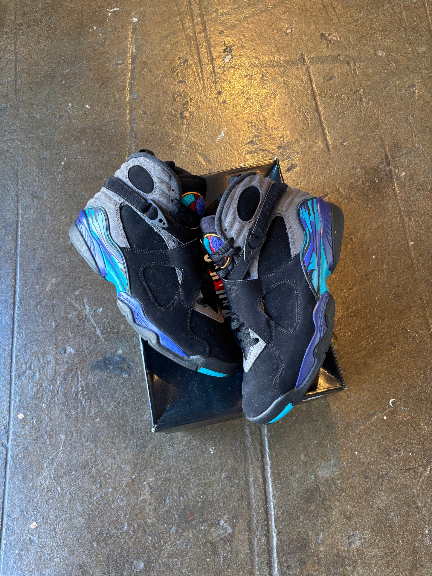 AJ8 Aqua (10.5) Worn