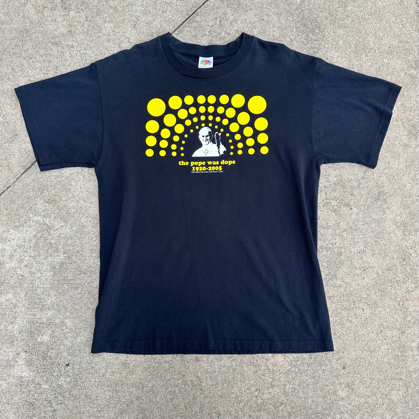 Vintage the Pope was dope Tee (L)