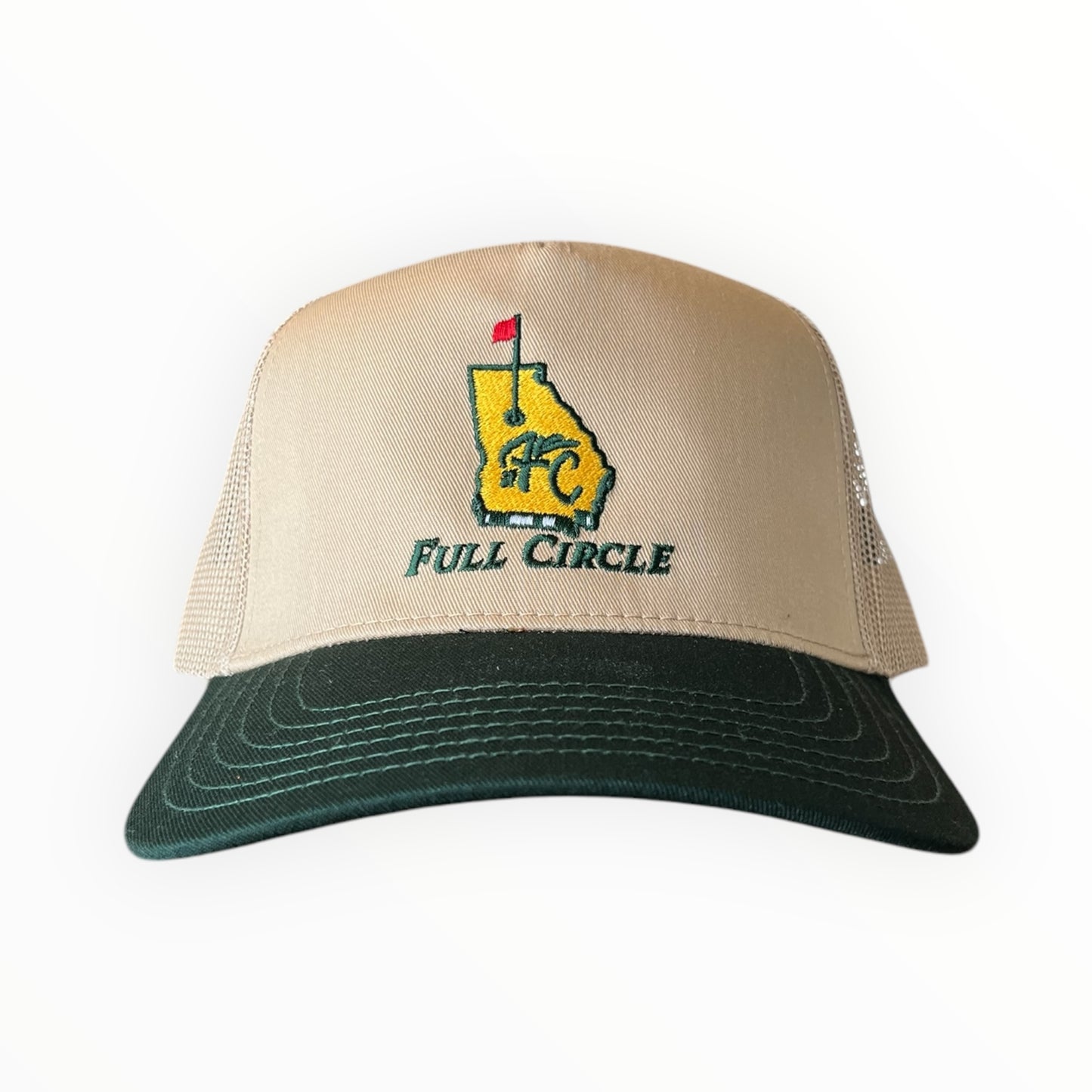 FC Masters Trucker Tan/Green