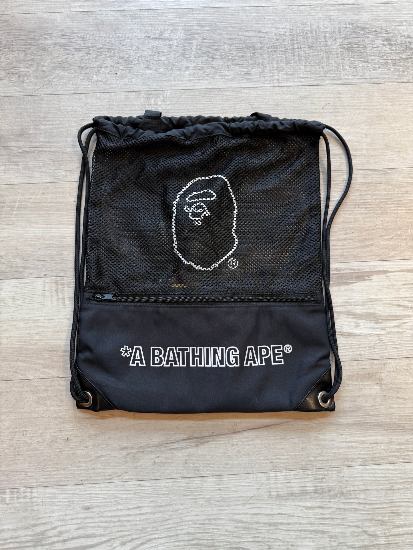 Bape Mesh Drawstring Bag