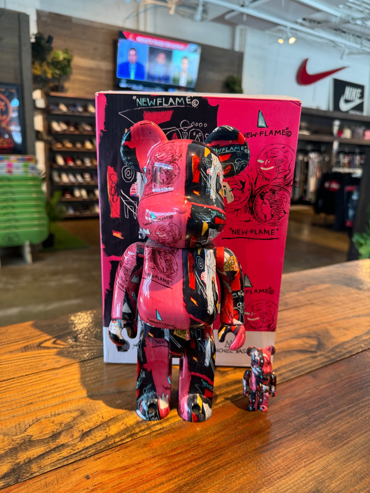 Basquiat Warhol bearbrick 400% 100%