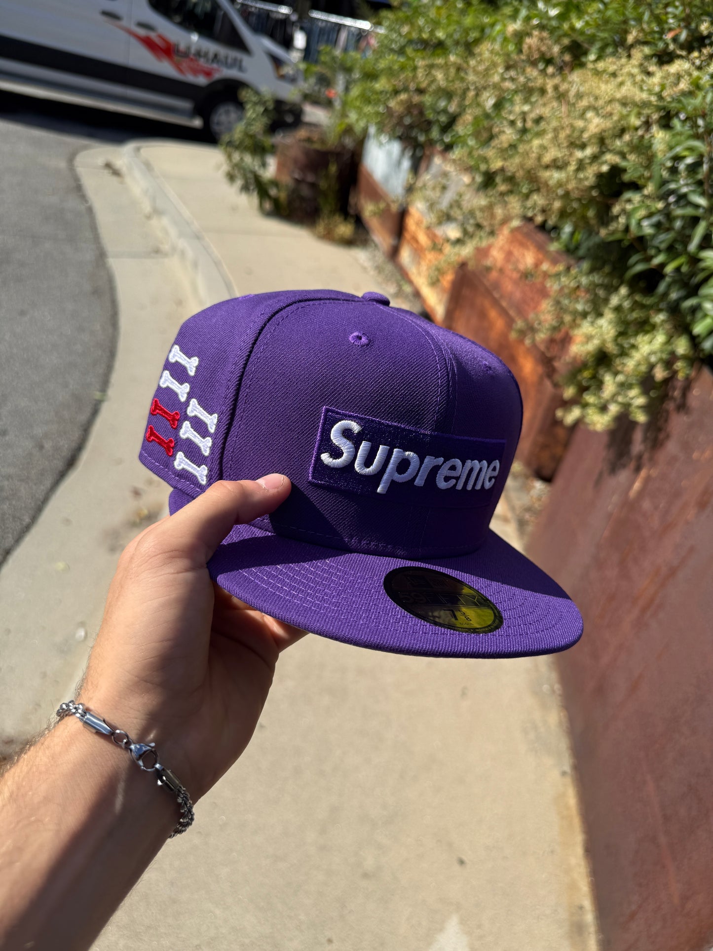 Supreme Bones Fitted Purple (7 3/4”)