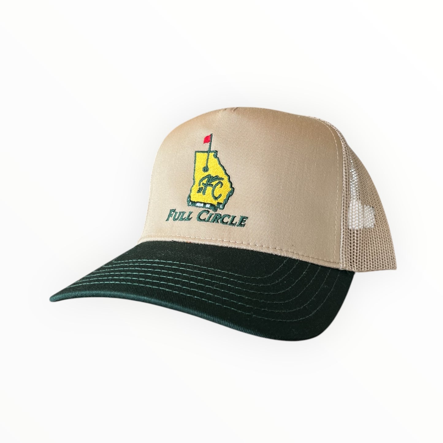 FC Masters Trucker Tan/Green