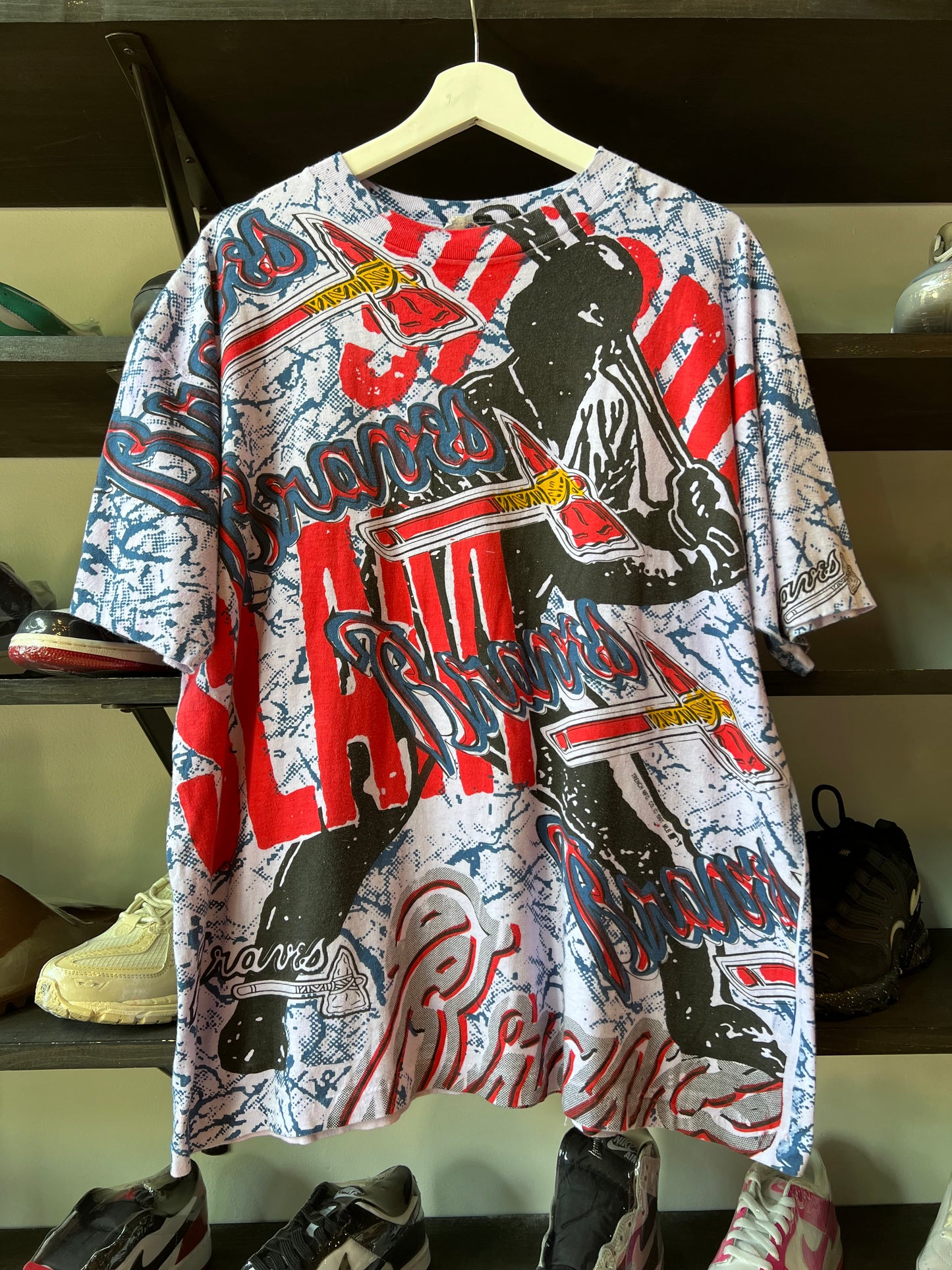 Vtg Braves AOP Tee (L)