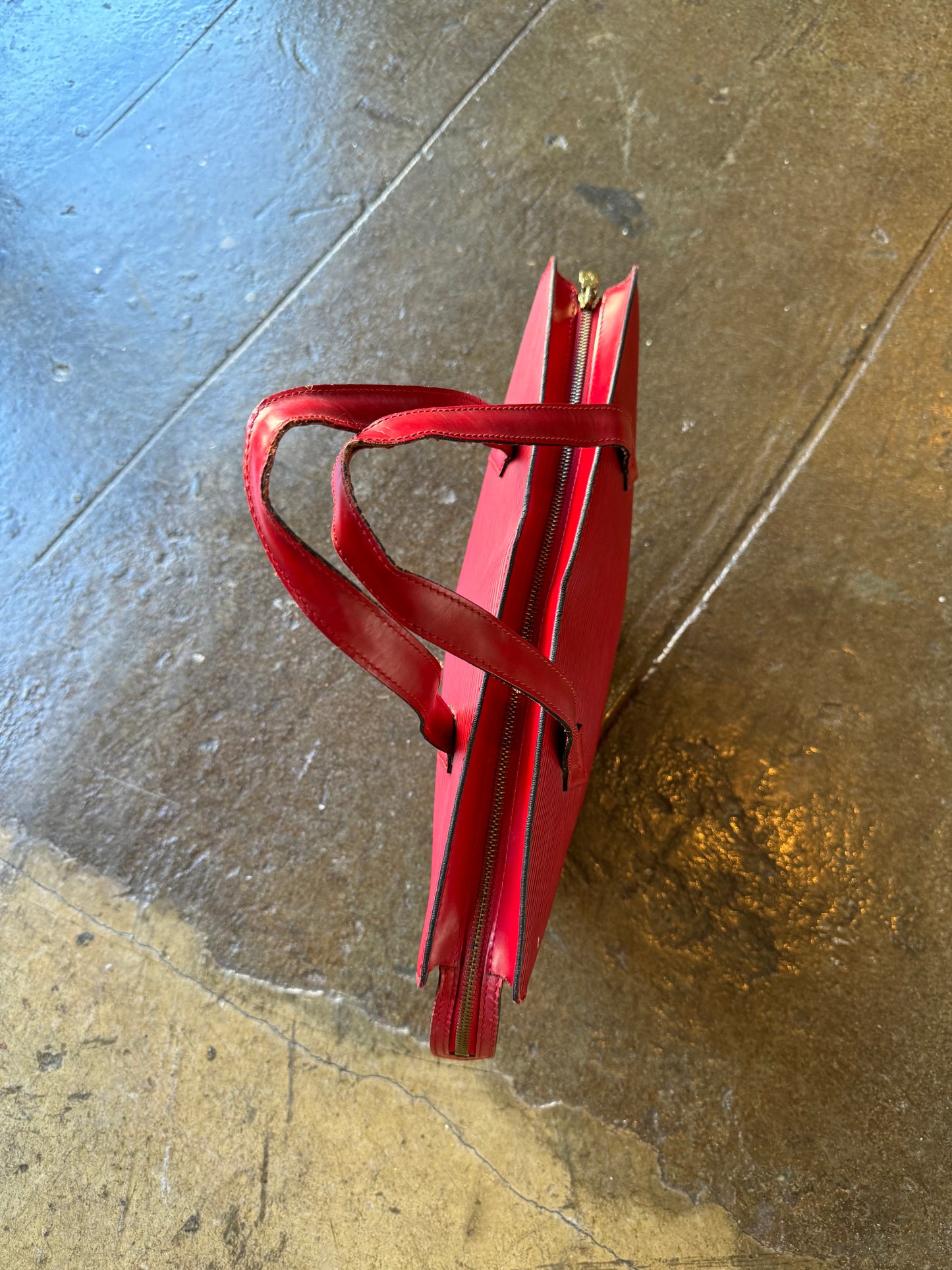 LV Red Epi Leather Bag