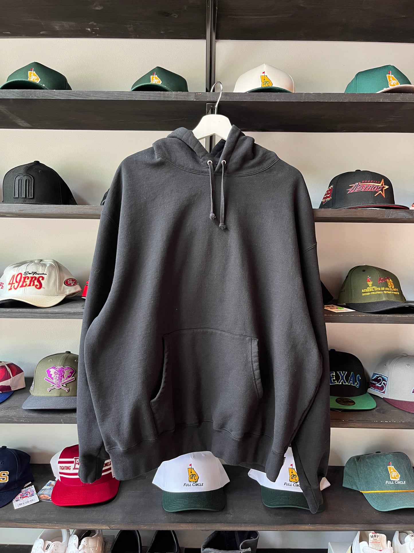 Supreme Satin Appliqué Hoodie (XL)