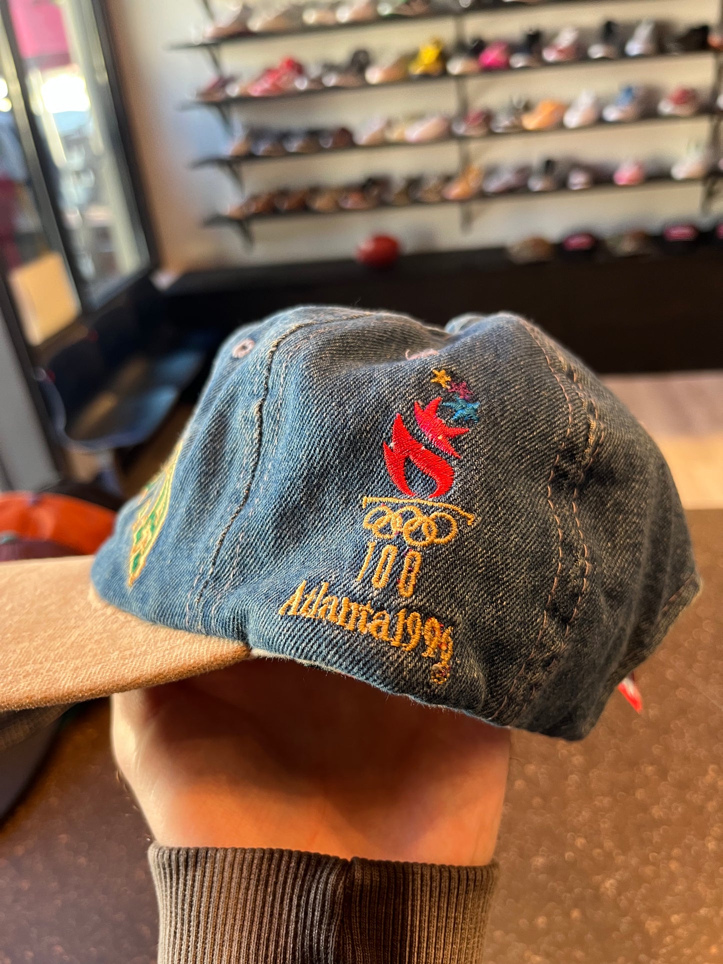 Vintage Olympics Denim Hat