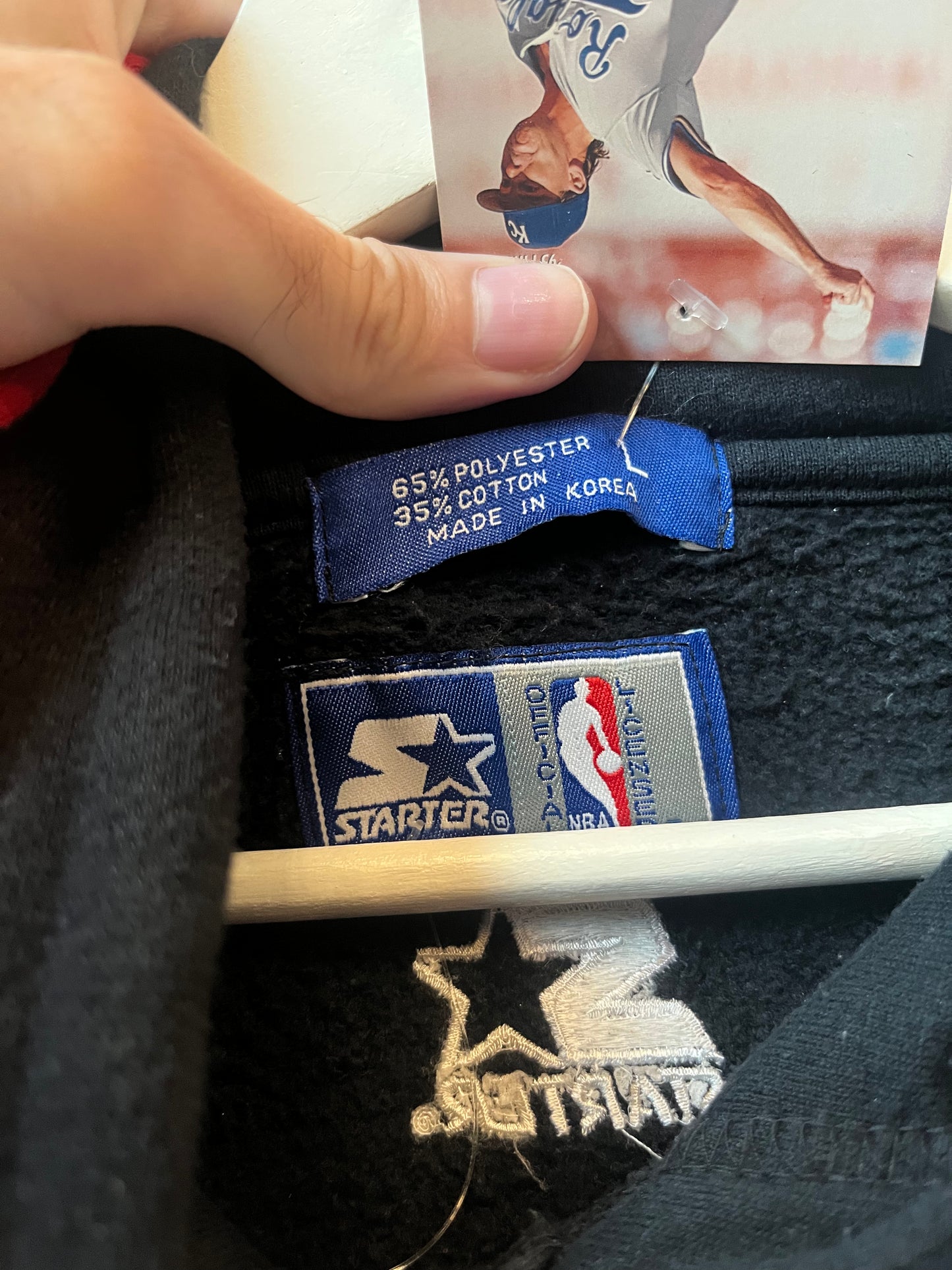 Vintage Starter Bulls Double Layered Hoodie (L)