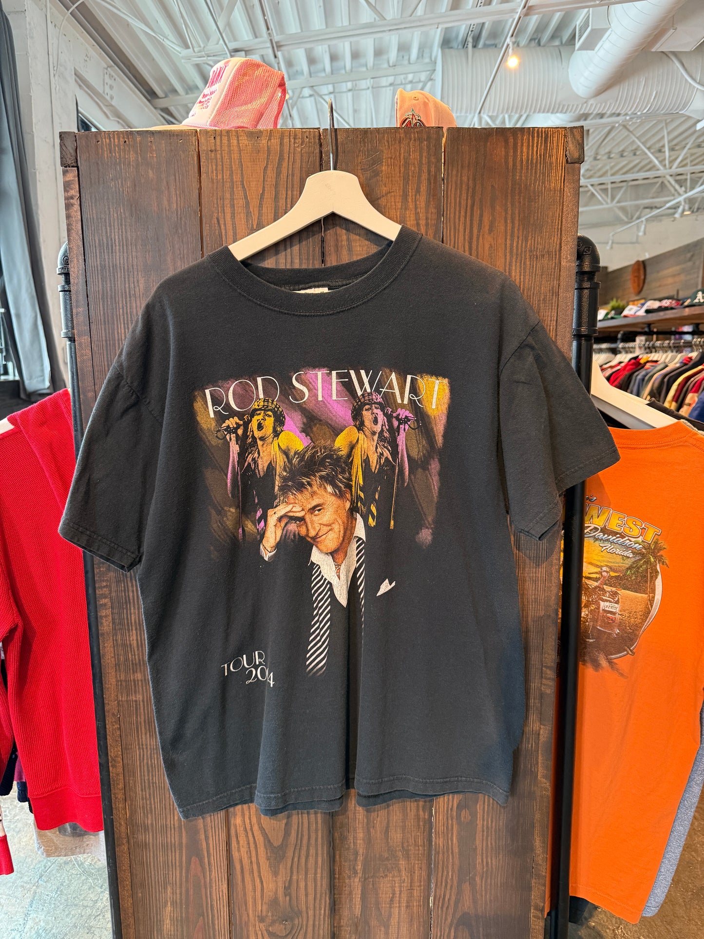 Vtg Rod Stewart Tee (L)