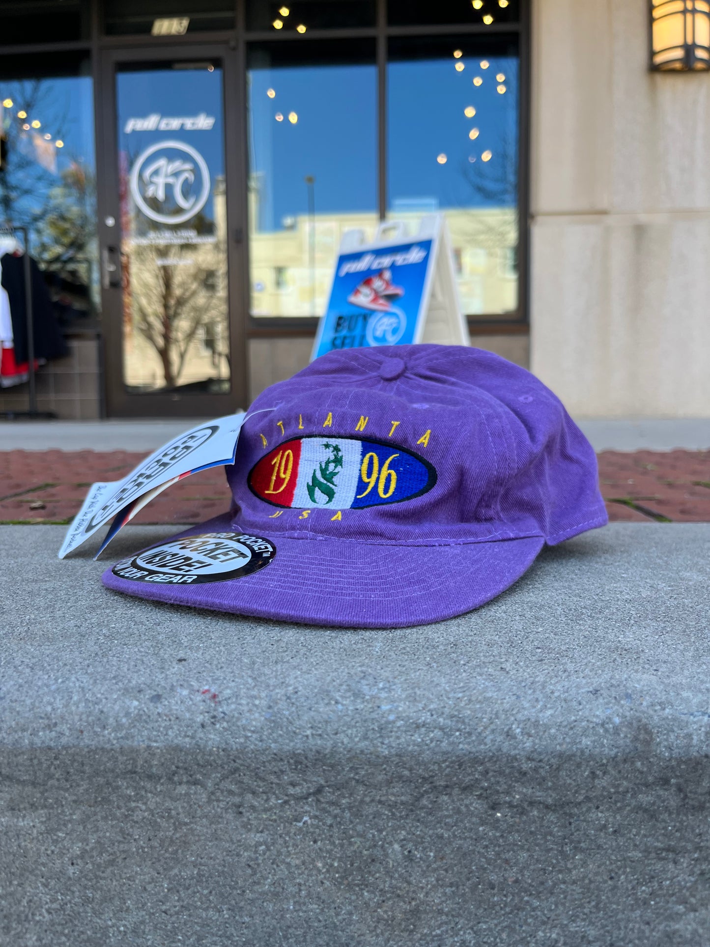 Vtg 1996 Olympics Pro Pocket Hat