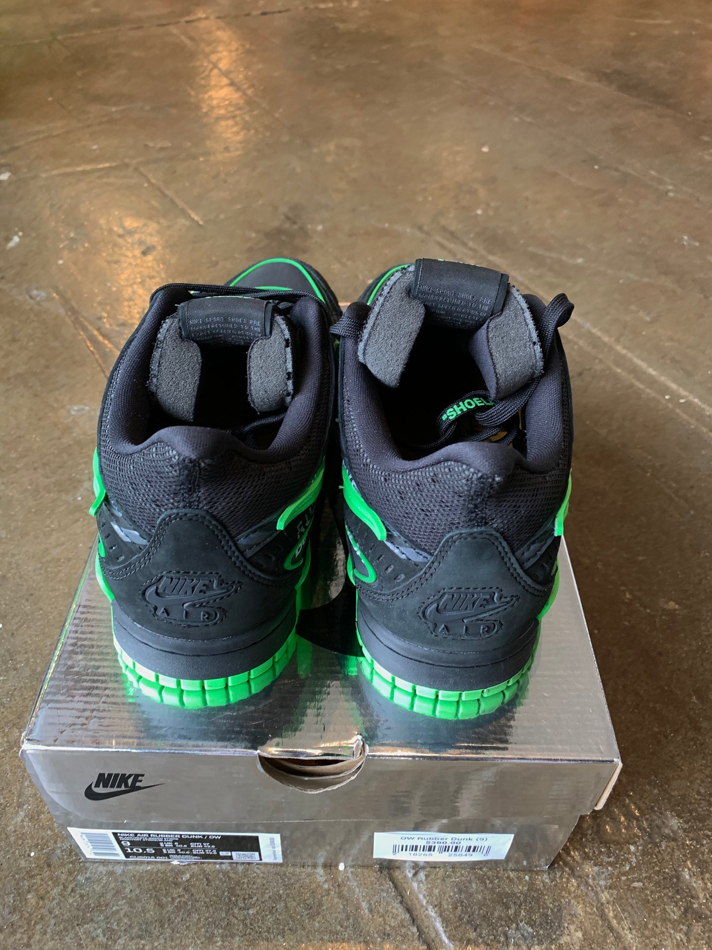 OW Rubber Dunk (9) Worn