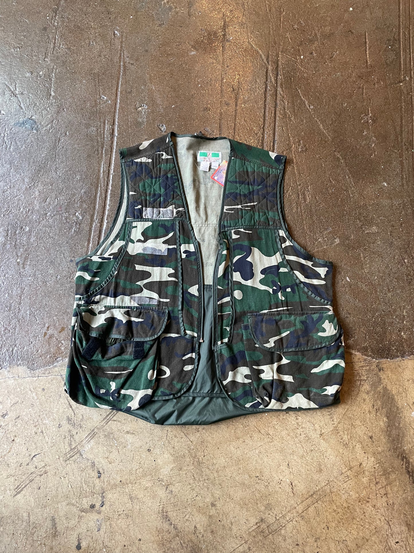 Vintage Camo Vest (XL)