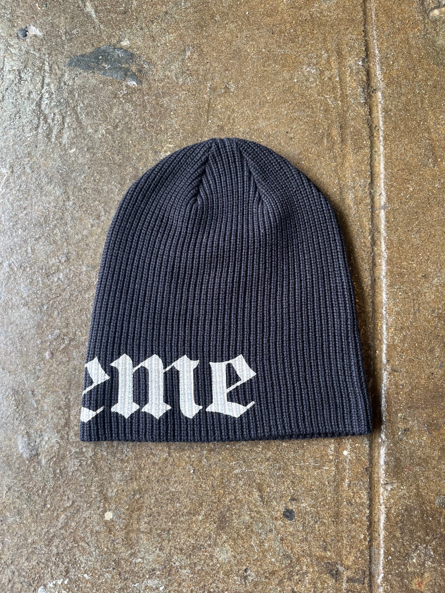 Supreme Old English Beanie Black