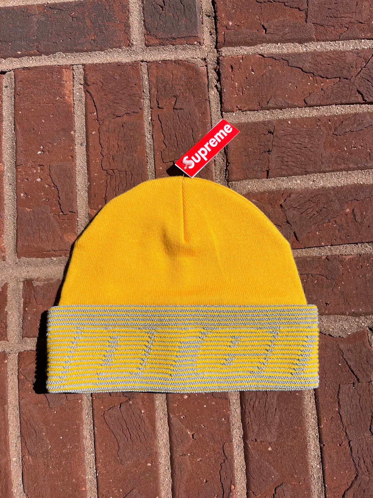 Supreme Yellow Beanie
