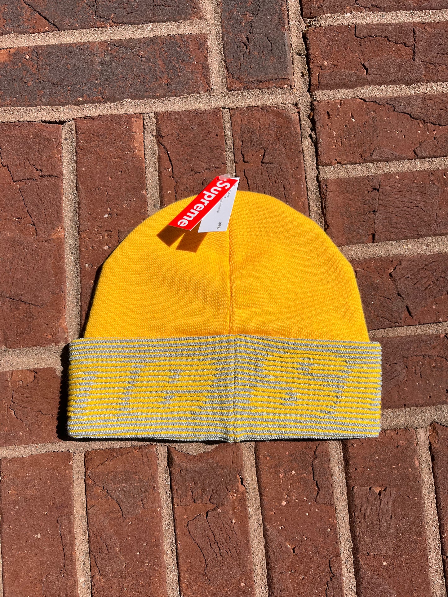 Supreme Yellow Beanie