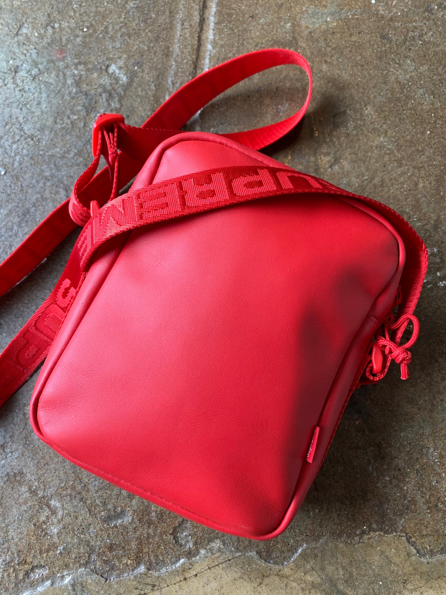 Supreme Leather Crossbody Bag