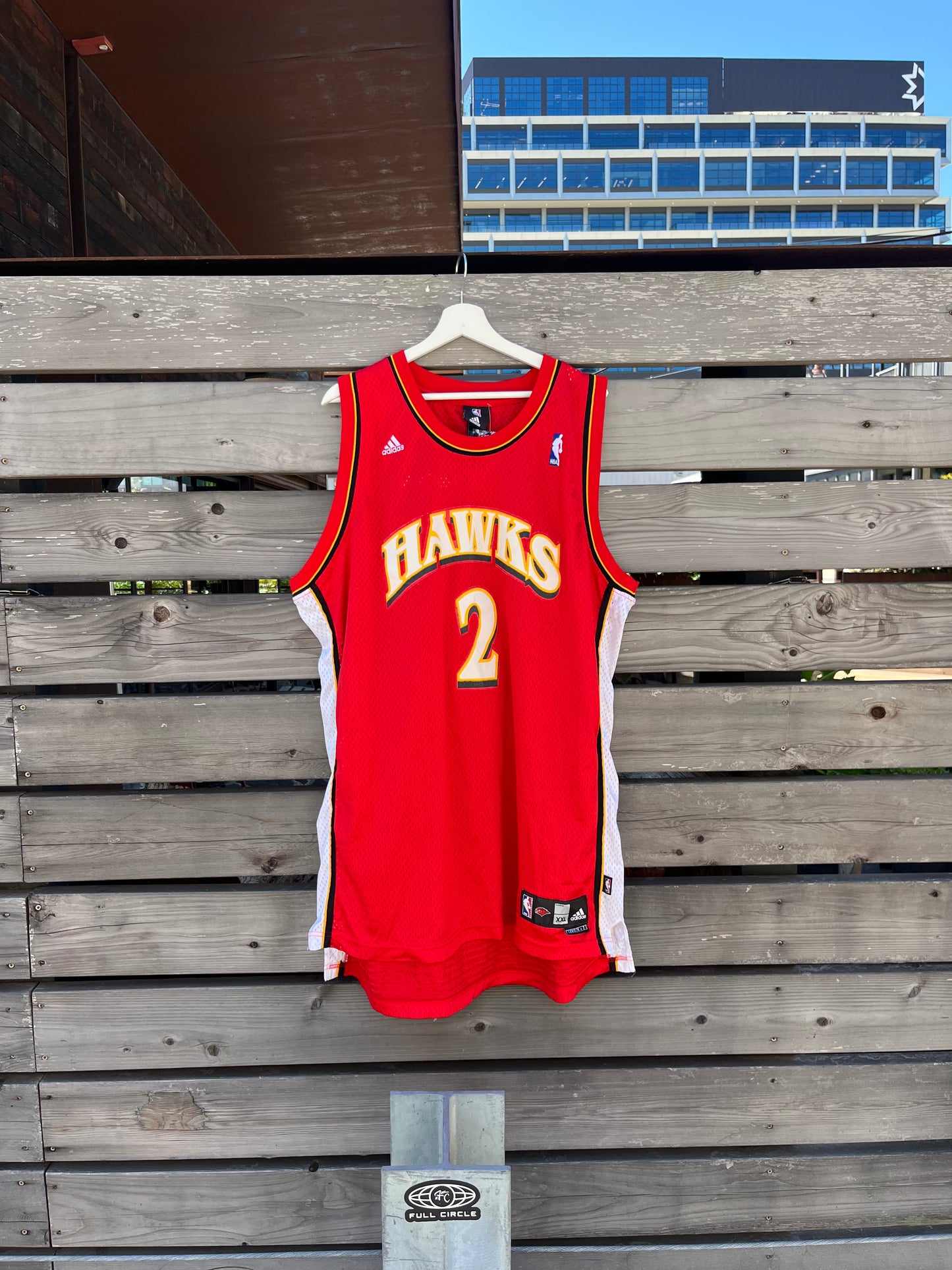 Vintage Adidas Hawks Joe Johnson Jersey (2XL)