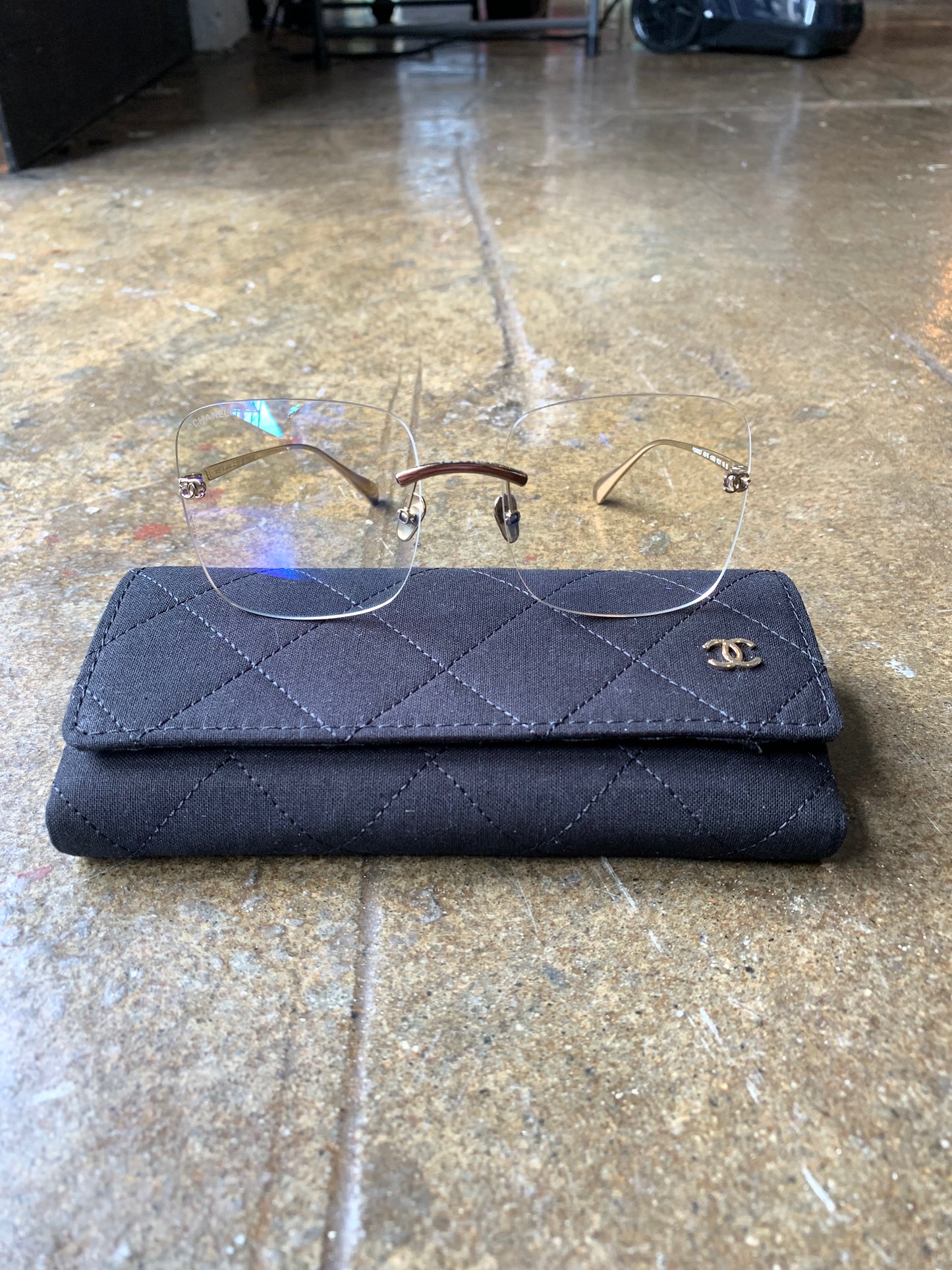 Chanel Blue Tint Frames