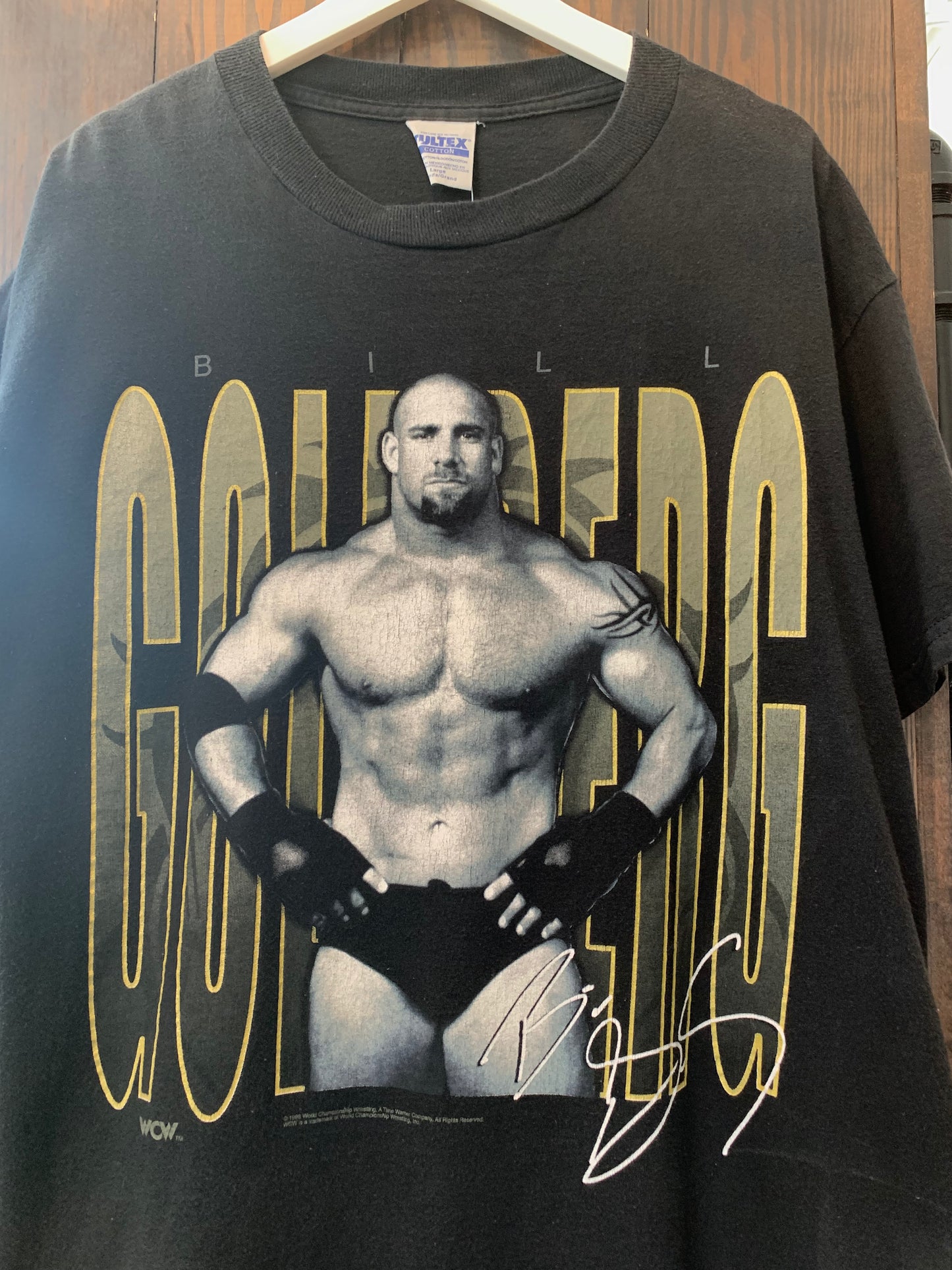 Vtg Goldberg WCW Tee (L) Worn