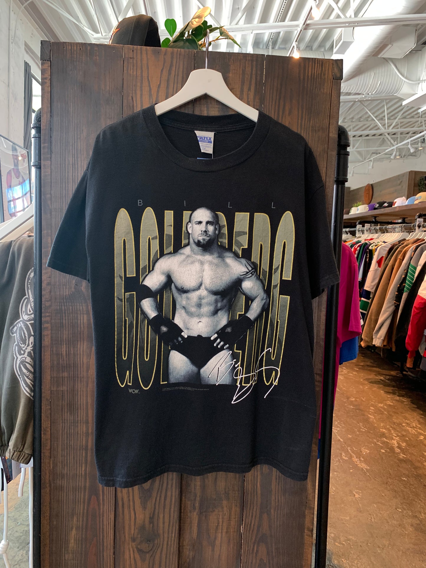 Vtg Goldberg WCW Tee (L) Worn