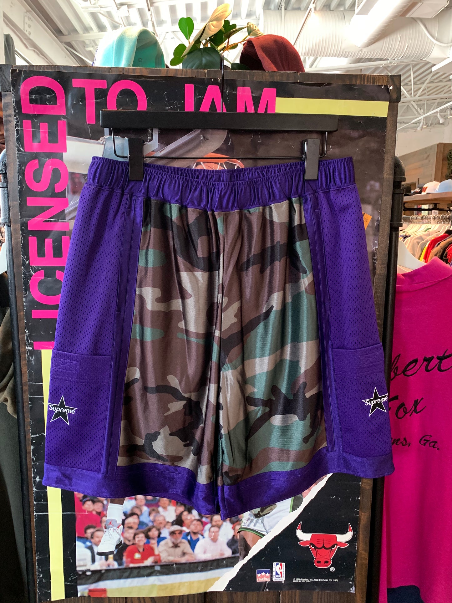 Supreme Camo Nylon Shorts (M) New