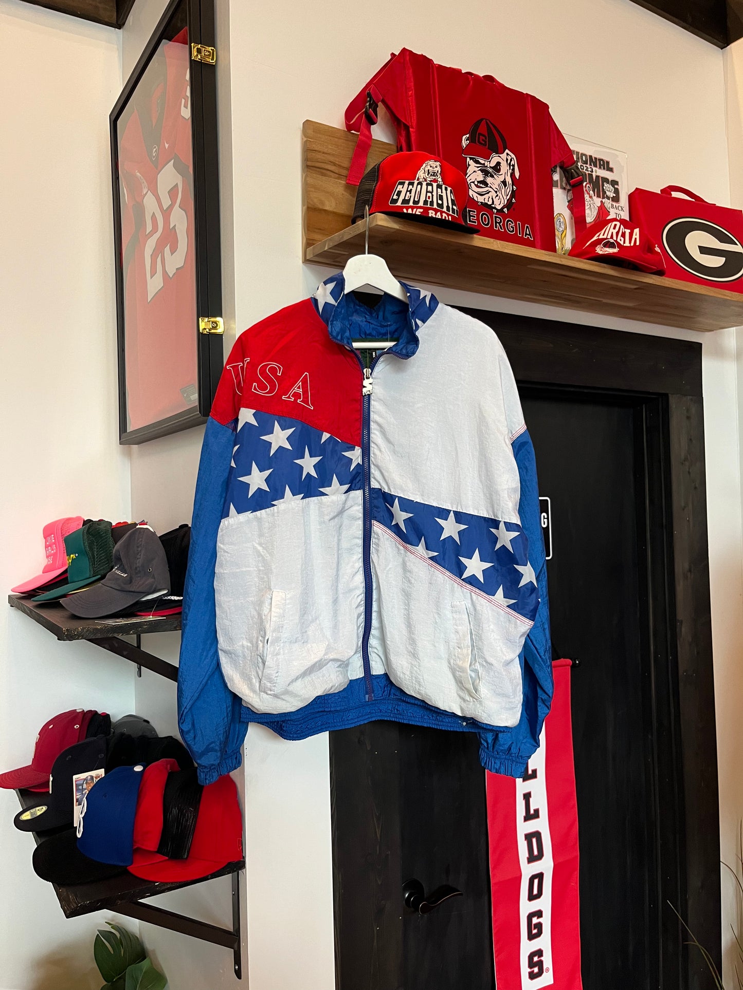 Vtg USA Olympic Windbreaker (M)