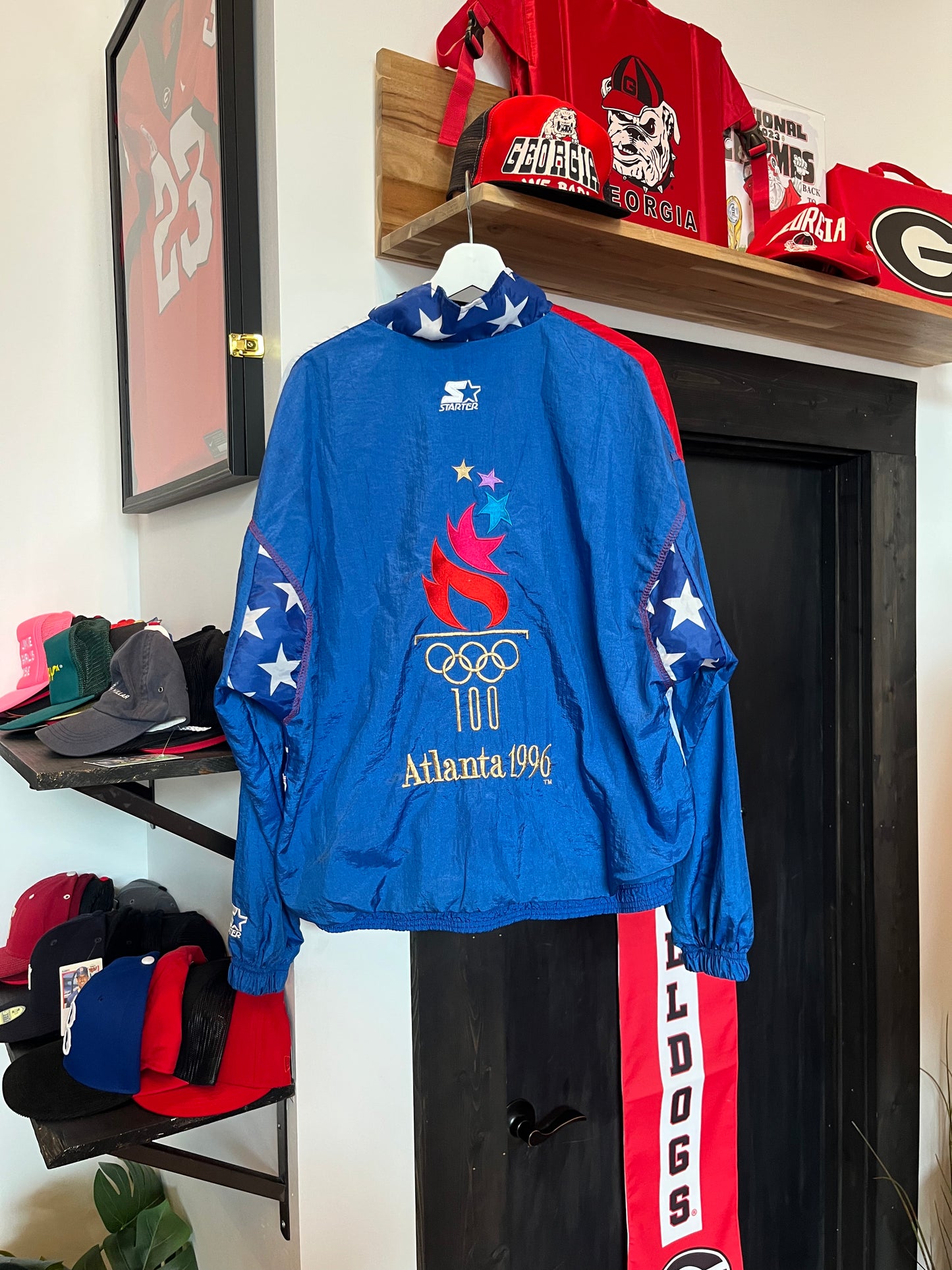 Vtg USA Olympic Windbreaker (M)