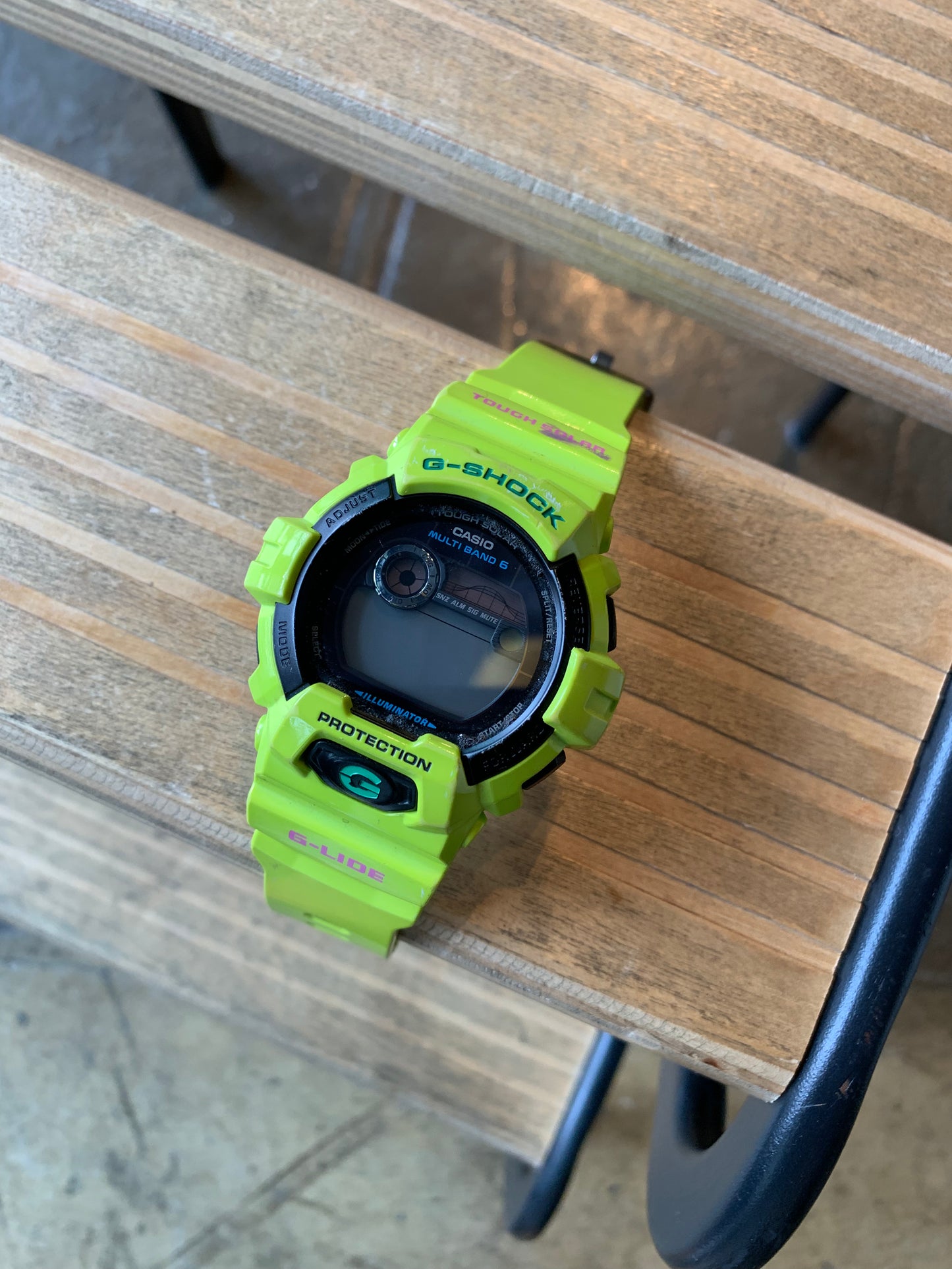 G Shock Tide Graph (Worn)