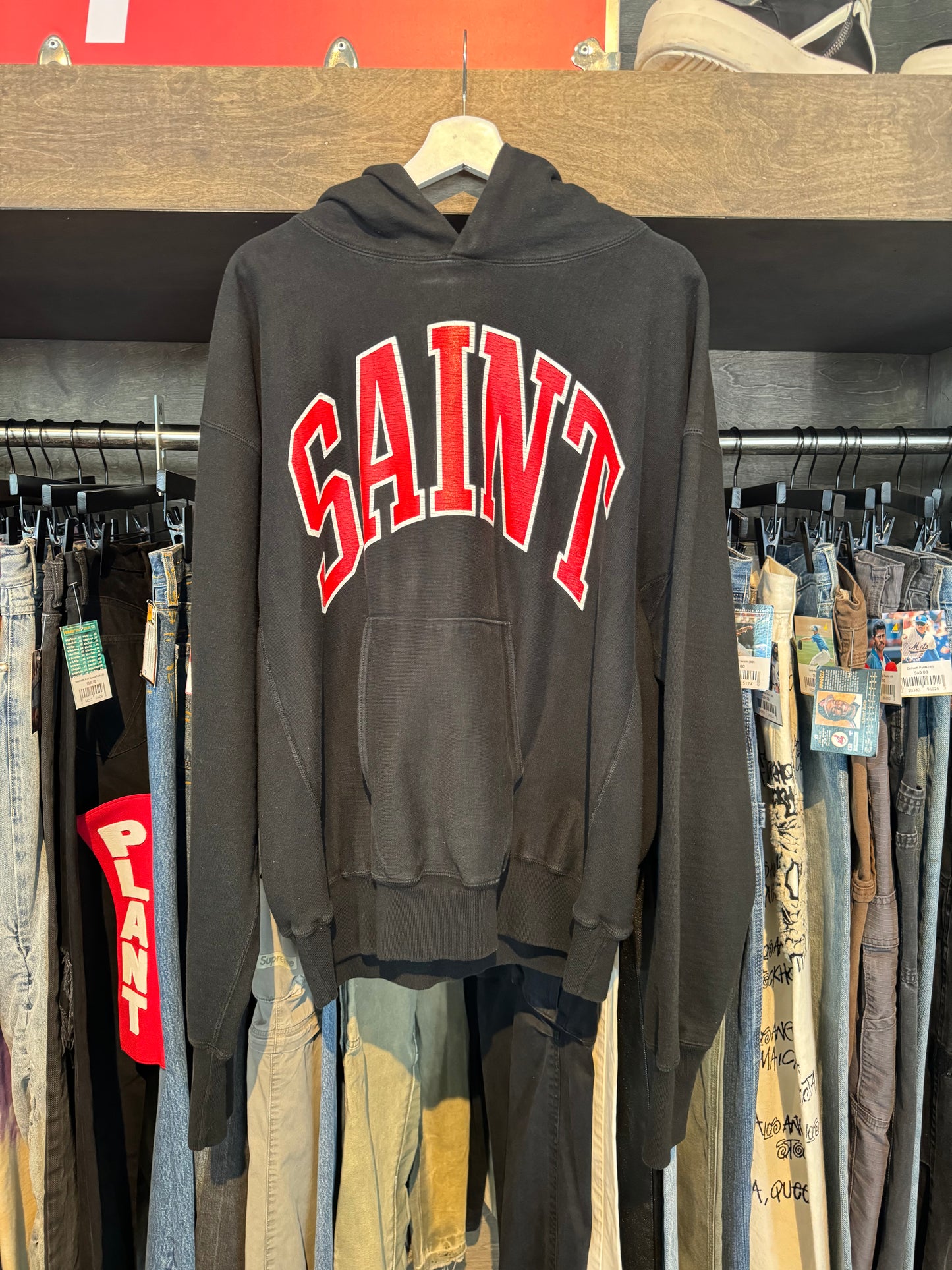 Saint Michael spell out hoodie XL