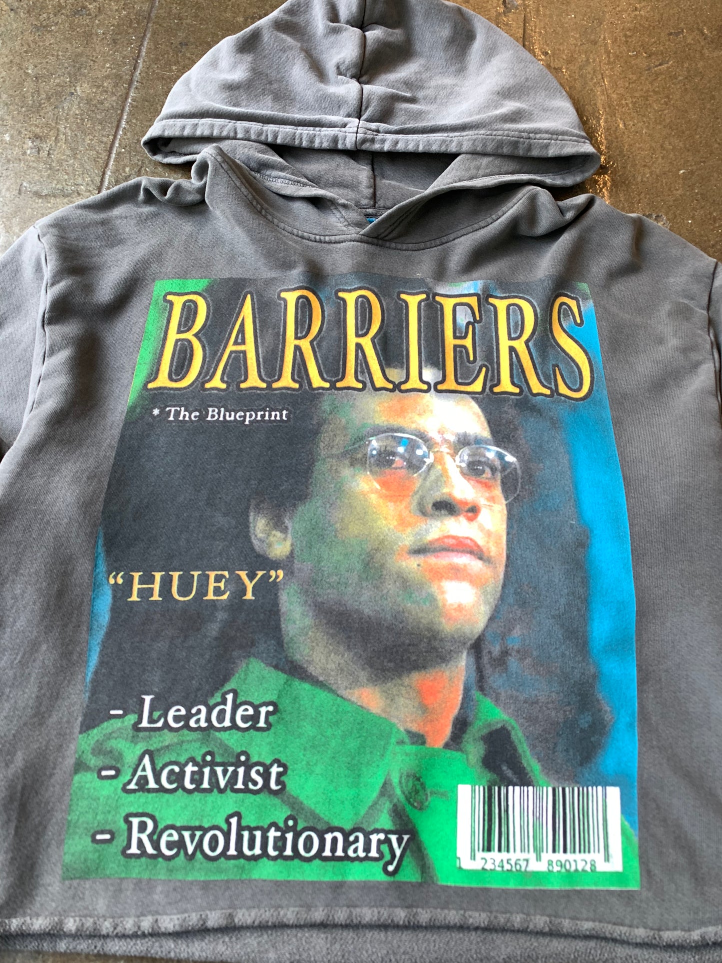 Barriers Huey Lewis Hoodie (XL) Worn