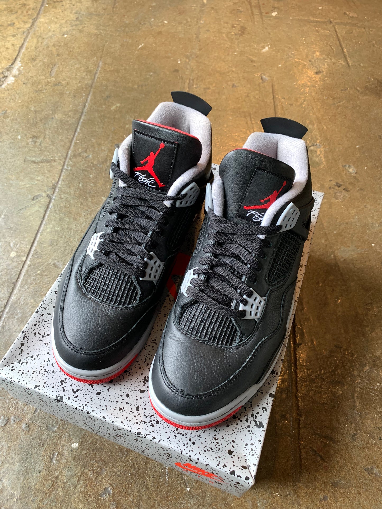 AJ4 Bred (10) Worn