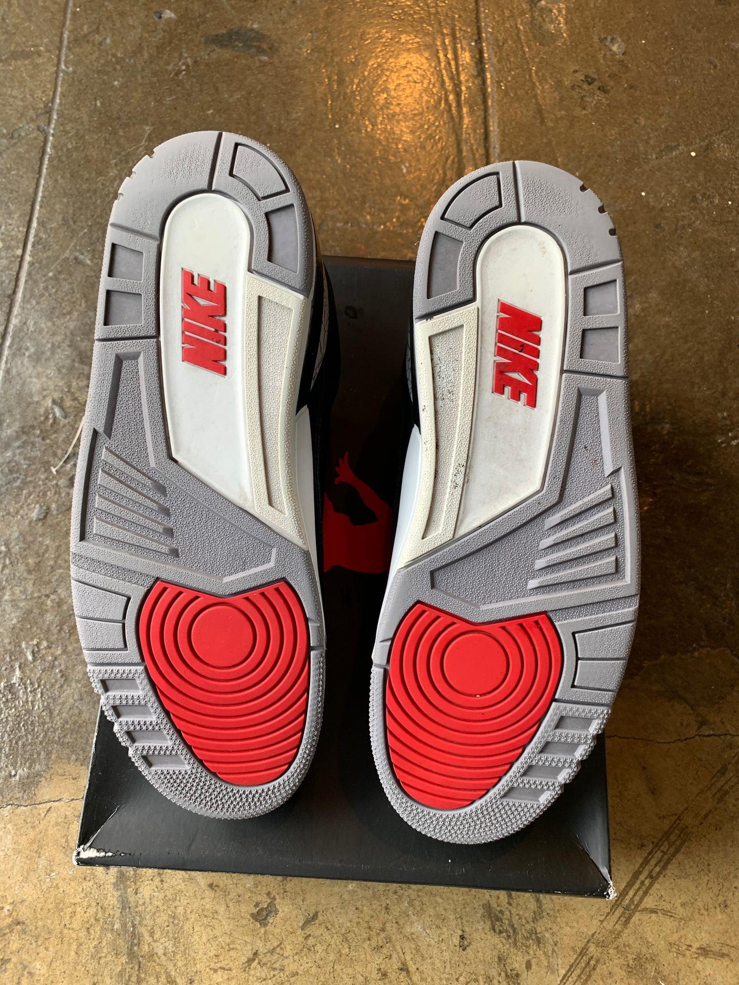 AJ3 Black Cement (13) Worn