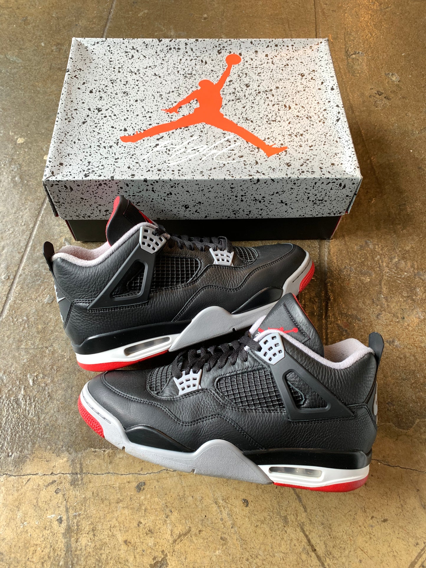 AJ4 Bred (10) Worn