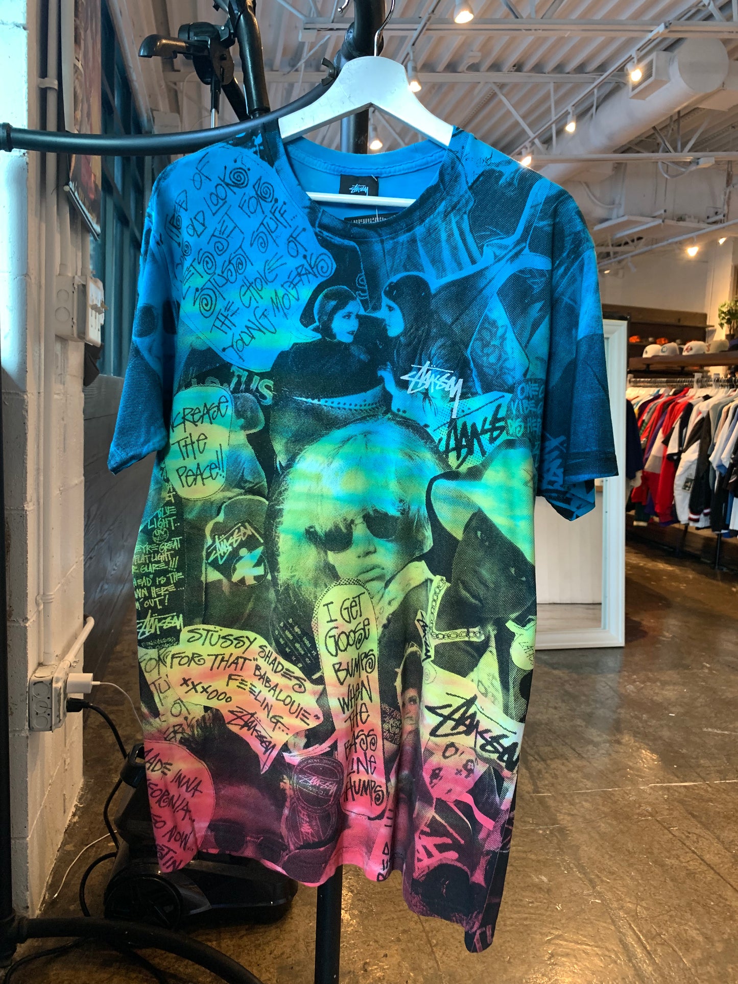 Stussy AOP Tee (M) New