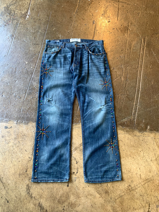 Vintage Heavy Market Denim (36) Worn