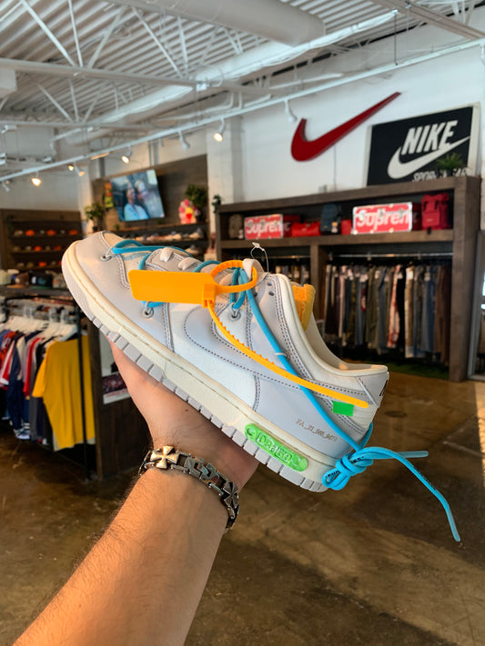 OW Dunk Low Lot 2 (8.5) DS