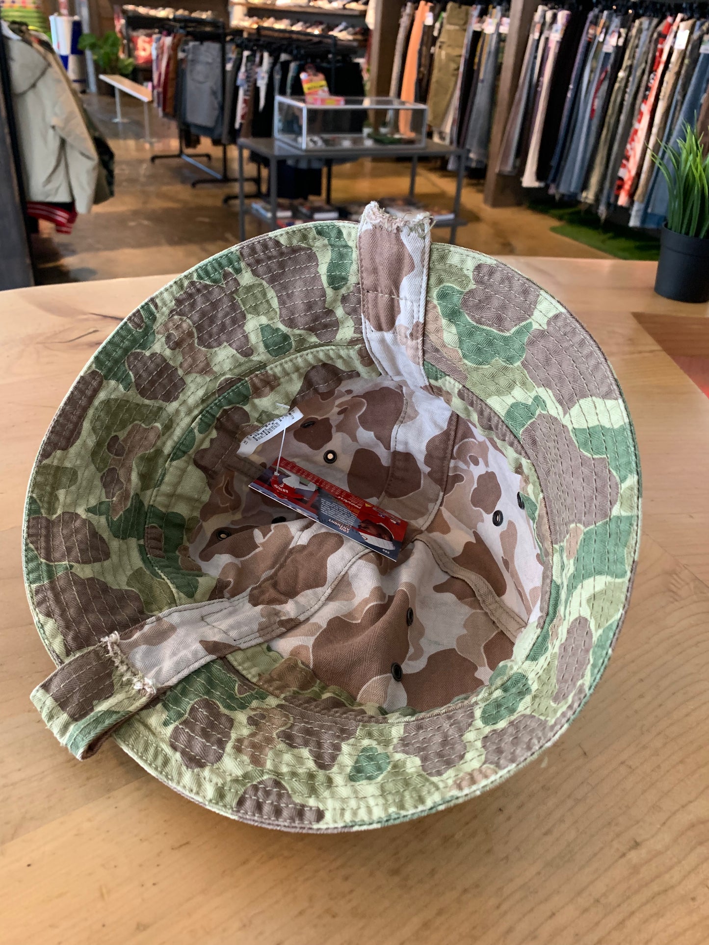 Kapital Herringbone Radio Hat (OS) Worn