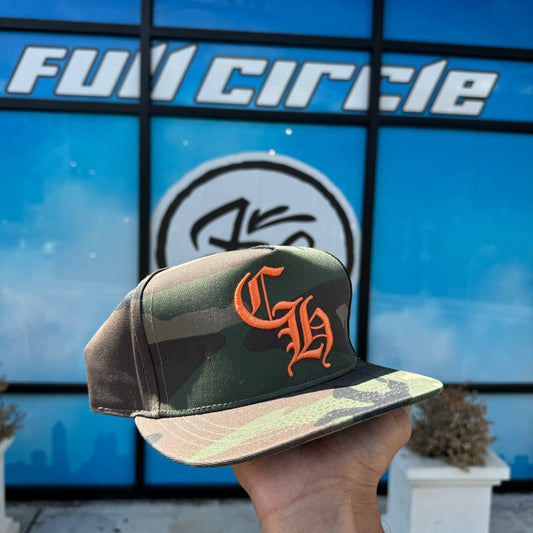 Brand New Camo Chrome Hearts 6 Panel Baseball cap