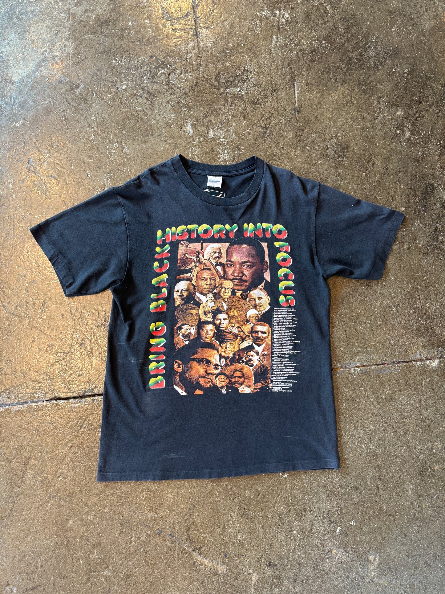 Vtg Black History Rap Tee (XL)