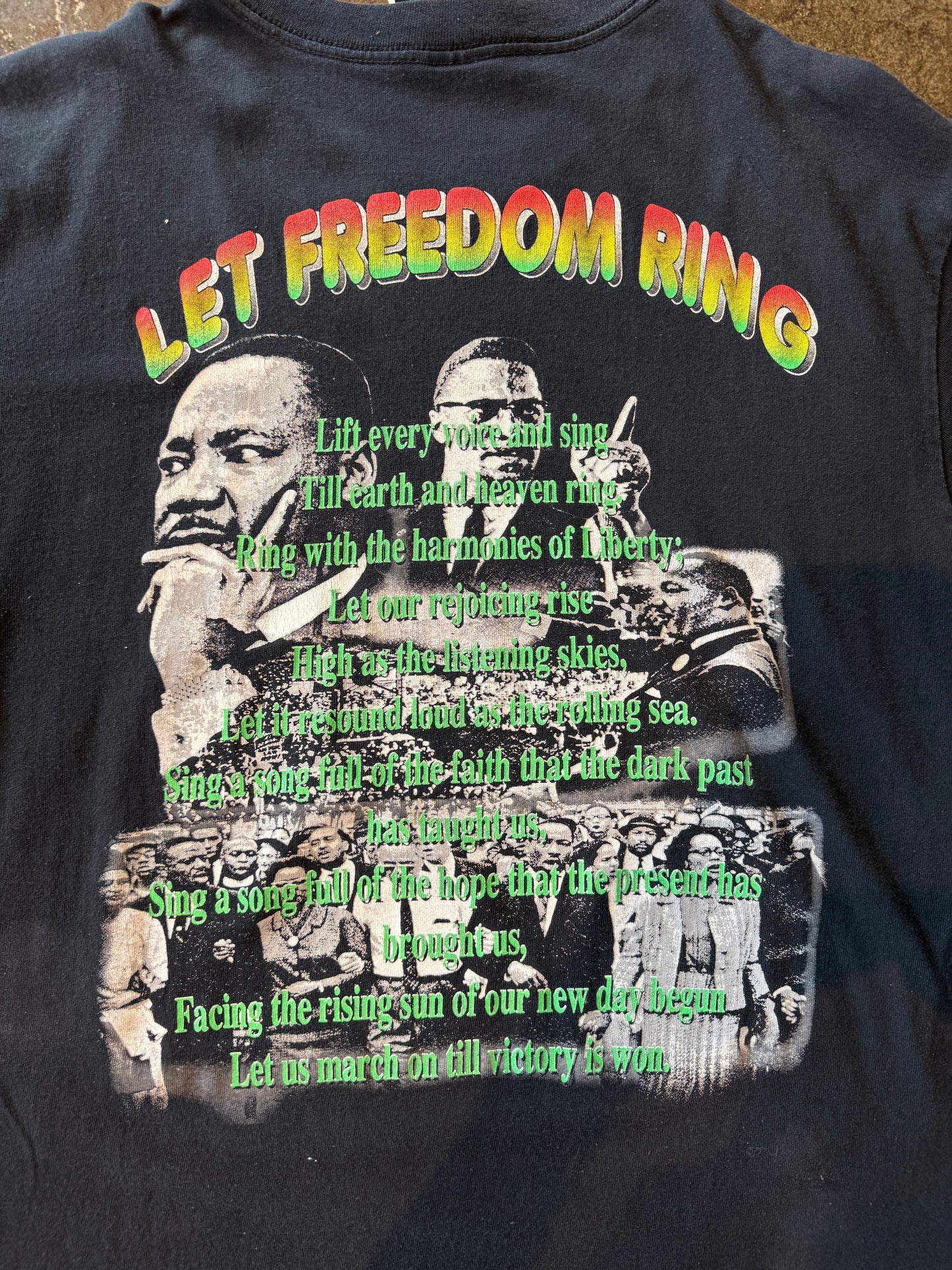 Vtg Black History Rap Tee (XL)