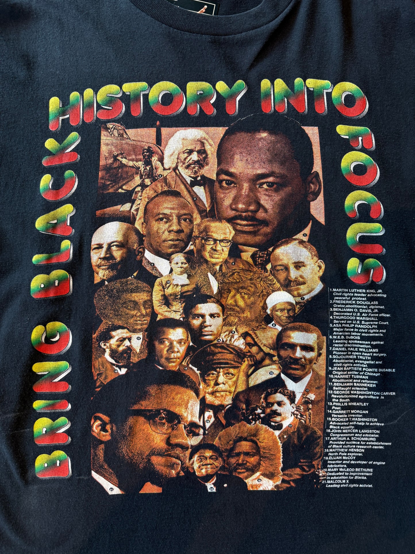 Vtg Black History Rap Tee (XL)