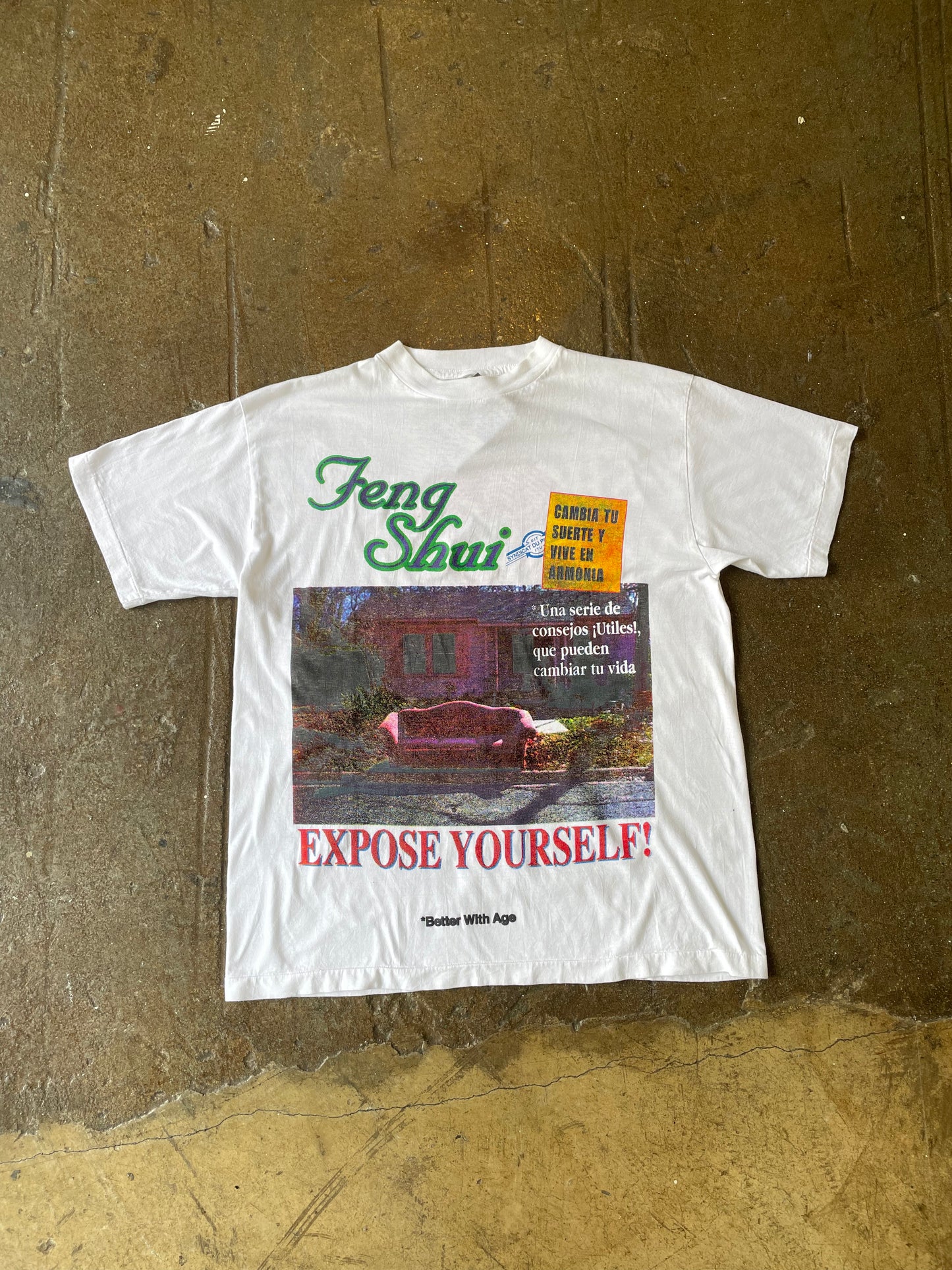 Better with age exposé tee (M) Brand new