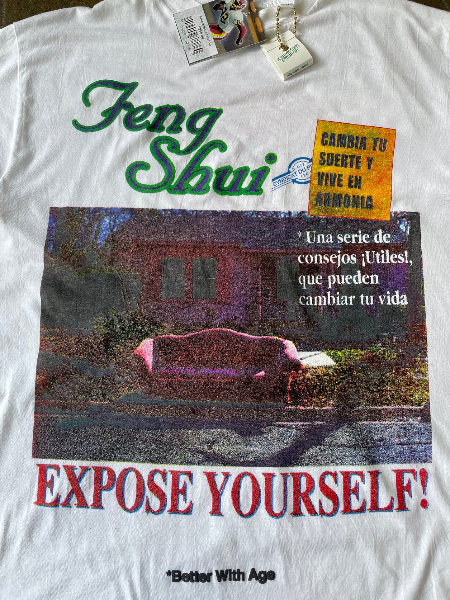 Better with age exposé tee (M) Brand new