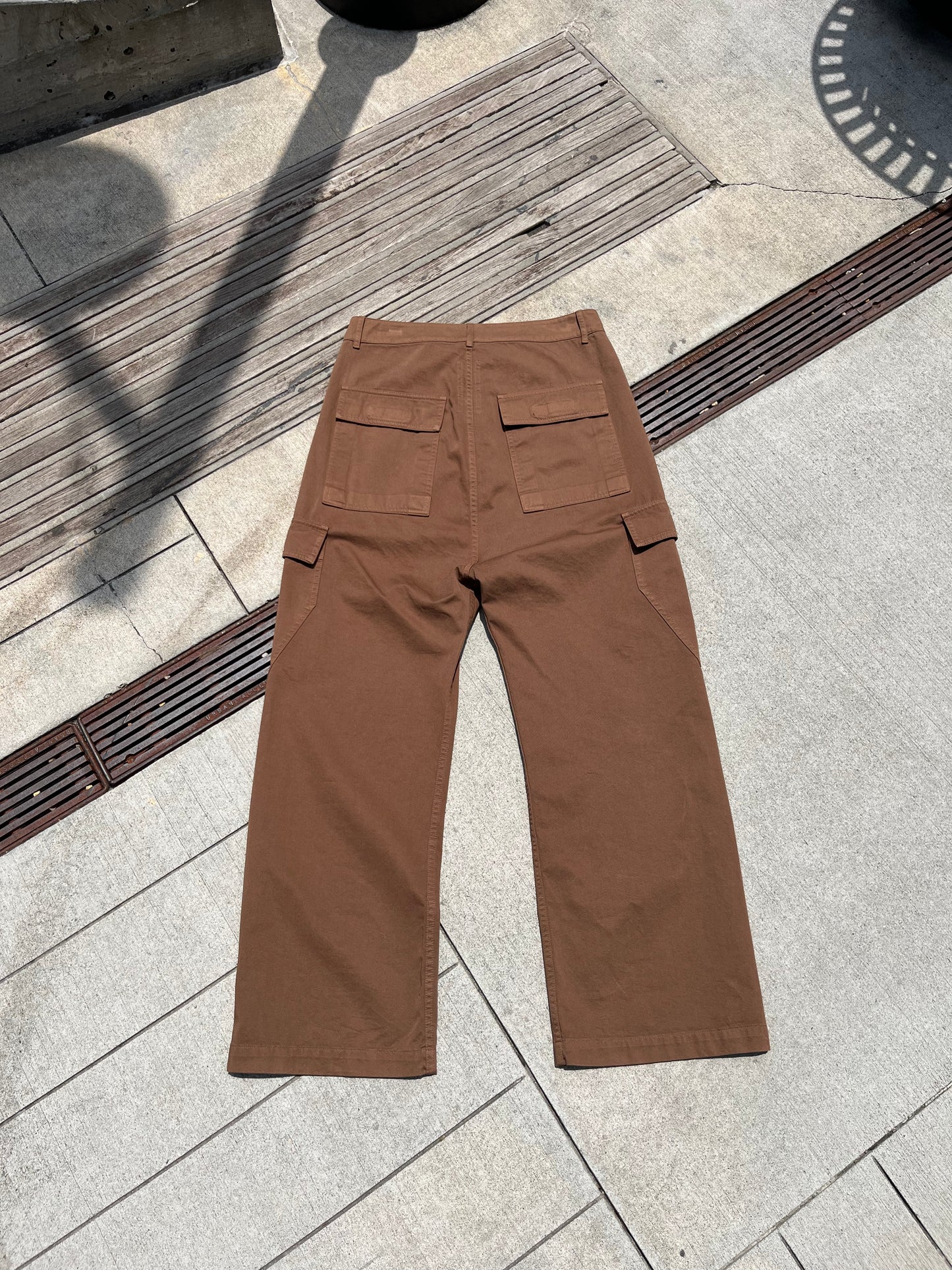 Rick Owens Cargo Trousers Khaki (33)