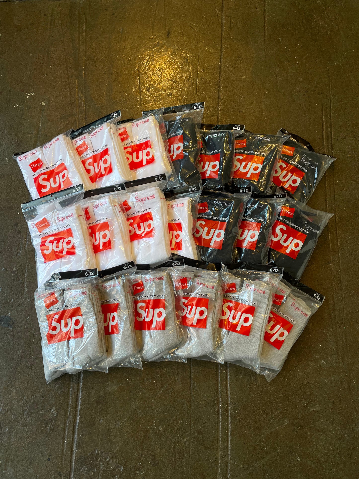 Supreme Hanes Socks packs