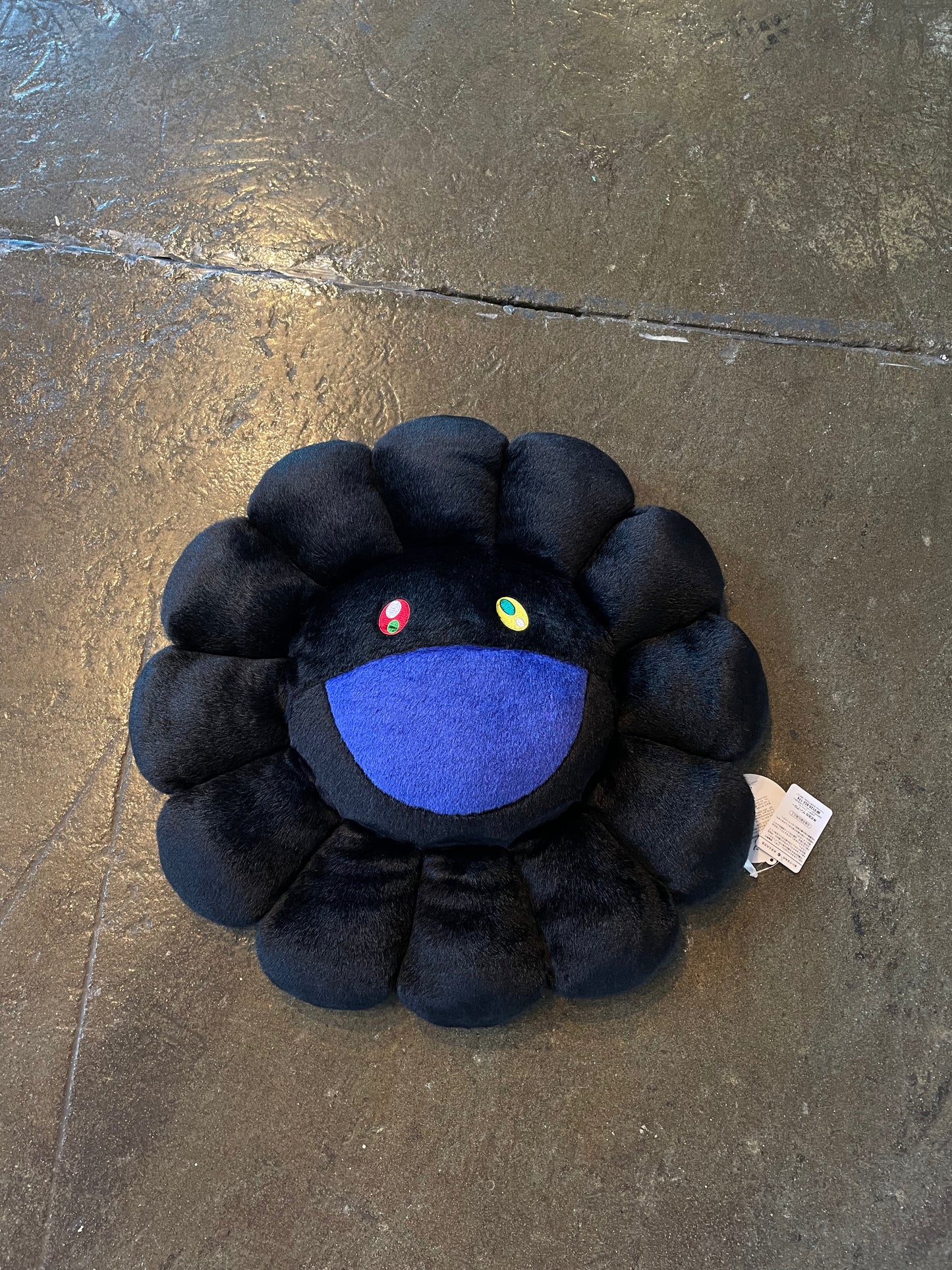Takashi Murakami Pillow Black 60cm