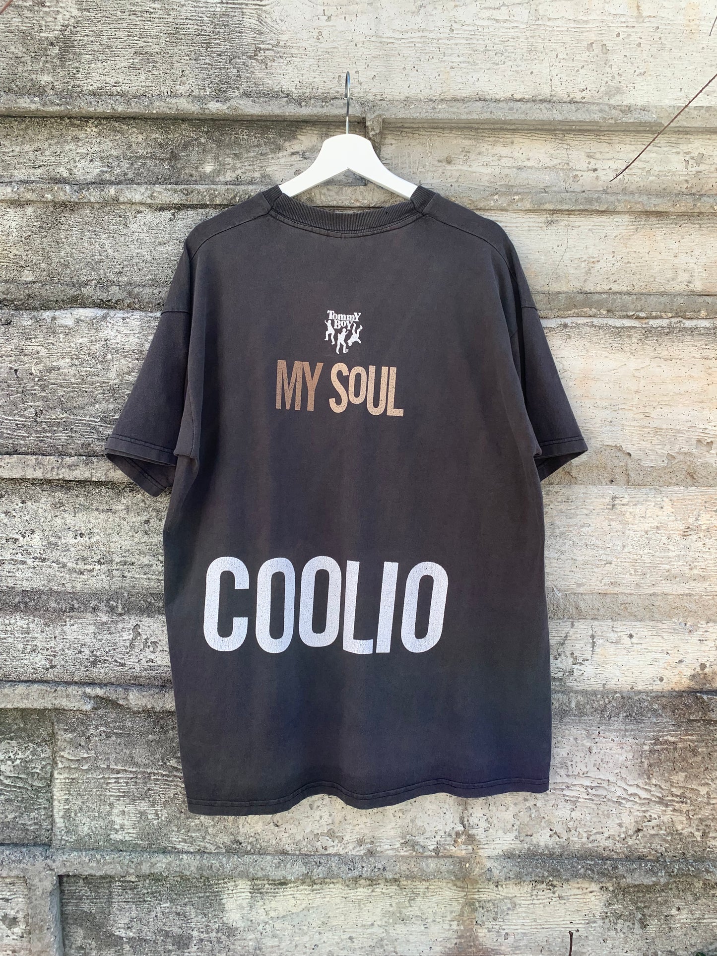 Vtg Coolio Tommy Boy Tee (XL) Worn
