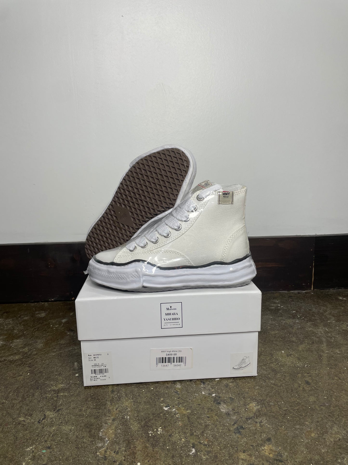 Maison Mihara High Top Sneaker (36) DS
