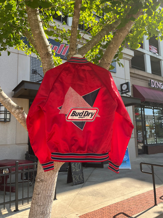 Vintage Bud Dry Satin Jacket (M)